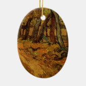 Garden St Paul Hospital Figuur door Vincent van Go Keramisch Ornament (Achterkant)