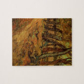 Garden St Paul Hospital Figuur door Vincent van Go Legpuzzel (Horizontaal)