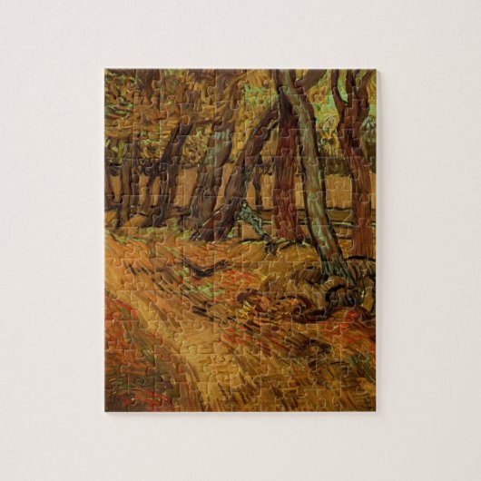 Garden St Paul Hospital Figuur door Vincent van Go Legpuzzel (Verticaal)