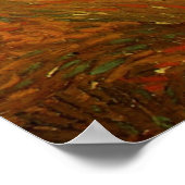 Garden St Paul Hospital Figuur door Vincent van Go Poster (Hoek)