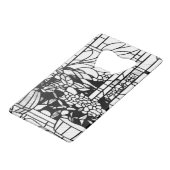 Garden Stained Glass Creditkaart Flessenopener (Voorkant Gekanteld)