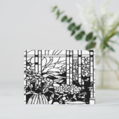 Garden Stained Glass  Feestdagenkaart (Staand voorkant)