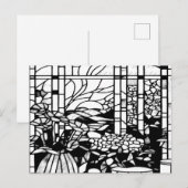 Garden Stained Glass  Feestdagenkaart (Voorkant / Achterkant)