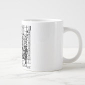 Garden Stained Glass  Grote Koffiekop (Rechts)