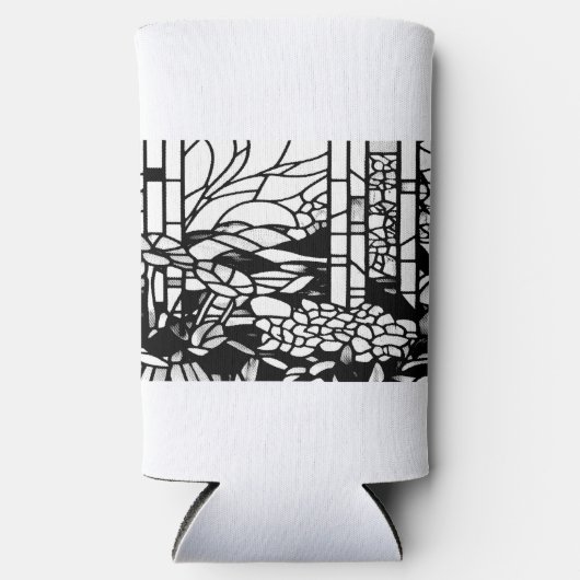 Garden Stained Glass  Seltzer Blikjeskoeler (Voorkant)