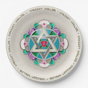 Garden Star Shabbos Papieren Bordje