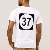 Garden State Parkway Exit 82 Route 37 T-shirt (Achterkant)