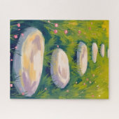 Garden Stepping Stones Watercolor Legpuzzel (Horizontaal)