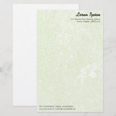 Garden - Subtle Martian Green Briefpapier (Voorkant / Achterkant)