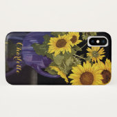  Garden Summer Sunflower Flowers in Vase Case-Mate iPhone Case (Achterkant (horizontaal))