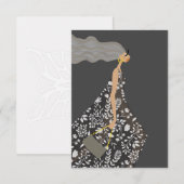 Garden Swag Fashionista Mode Illustratie Bedankkaart (Voorkant / Achterkant)