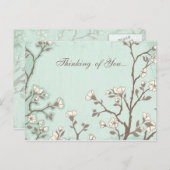 Garden Sympathy Card Briefkaart (Voorkant / Achterkant)