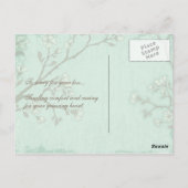 Garden Sympathy Card Briefkaart (Achterkant)