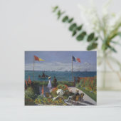 Garden te Sainte-Adresse (1867) Briefkaart (Staand voorkant)