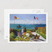 Garden te Sainte-Adresse, 1867 Claude Monet Briefkaart (Voorkant / Achterkant)