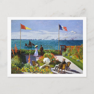 Garden te Sainte-Adresse, 1867 Claude Monet Briefkaart