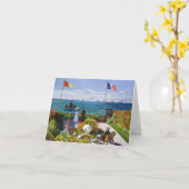 Garden te Sainte-Adresse, 1867 Claude Monet Kaart (Gele Bloem)