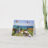 Garden te Sainte-Adresse, 1867 Claude Monet Kaart (Achterkant)