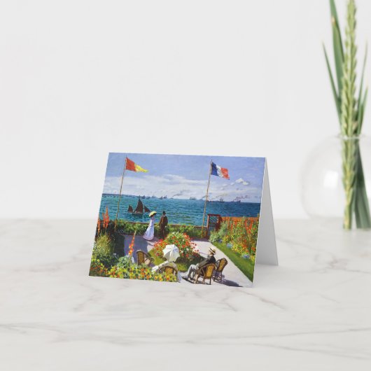 Garden te Sainte-Adresse, 1867 Claude Monet Kaart (Voorkant)