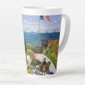 Garden te Sainte-Adresse, 1867 Claude Monet Latte Mok (Rechterhoek)