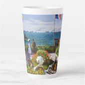 Garden te Sainte-Adresse, 1867 Claude Monet Latte Mok (Voorkant)