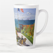 Garden te Sainte-Adresse, 1867 Claude Monet Latte Mok (Rechts)