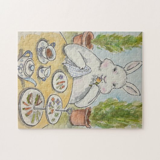Garden Tea Hare Legpuzzel (Horizontaal)