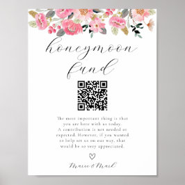Garden Tea Party Honeymoon Fonds Poster