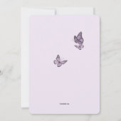 Garden Tea Party Invitation Kaart (Achterkant)