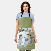 Garden tea party  schort (Gedragen)