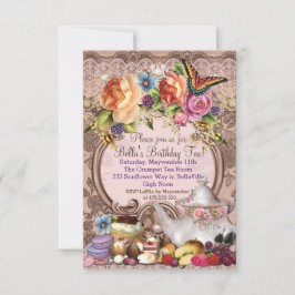 Garden Tea Party uitnodiging