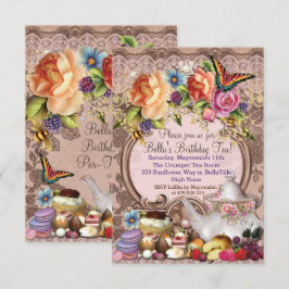 Garden Tea Party uitnodiging