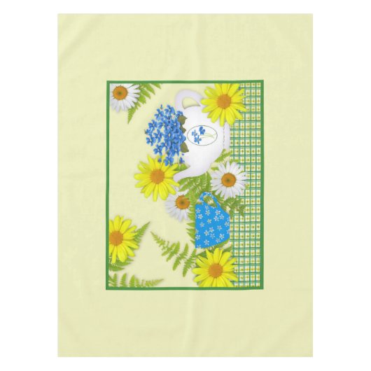 Garden Tea Tablecloth Tafelkleed (Voorkant)