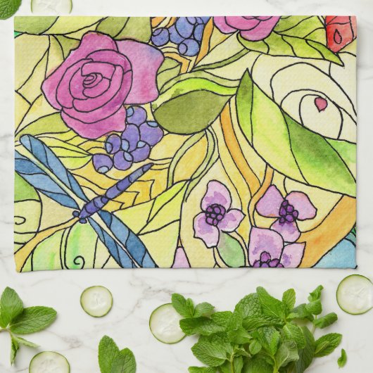 GARDEN TEA TOWEL THEEDOEK (Gevouwen)