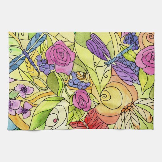 GARDEN TEA TOWEL THEEDOEK (Horizontaal)