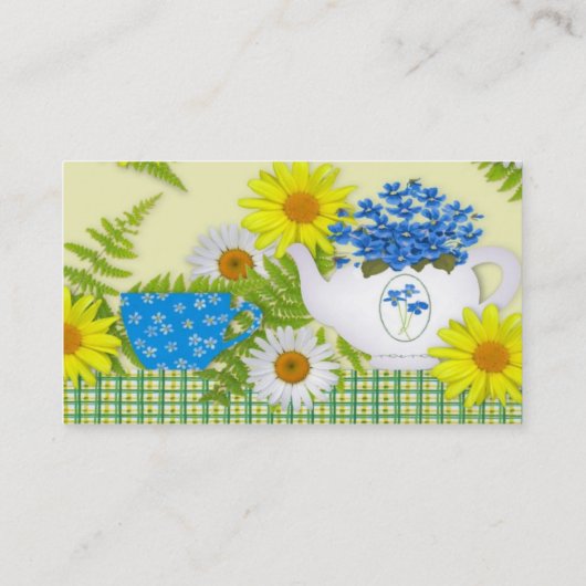 Garden Tea Visitekaartje (Achterkant)