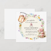 Garden Tea Vrijgezellenfeest Kaart (Voorkant / Achterkant)