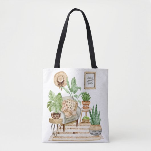 Garden Theme Tote Bag (Voorkant)