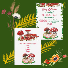 Garden Toadstool Herfst Pumpkin Baby's eerste verj