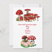 Garden Toadstool Herfst Pumpkin Baby's eerste verj (Achterkant)