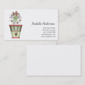 Garden Treasures - Flowerpot Visitekaartje (Voorkant / Achterkant)