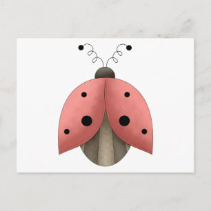 Garden Treasures Ladybug Briefkaart