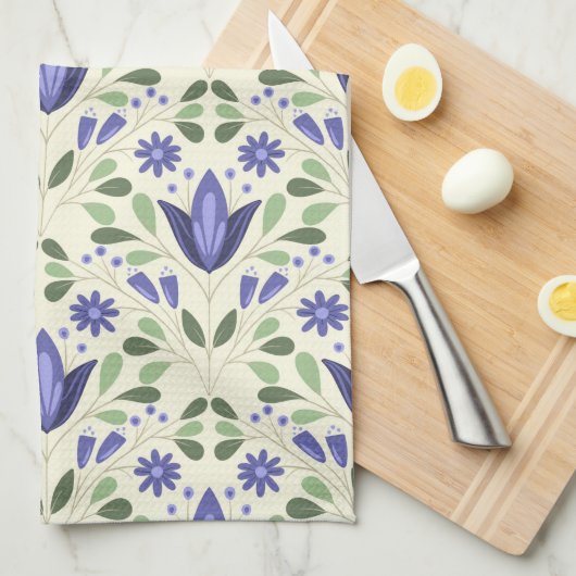 Garden Trellis Kitchen Towel Theedoek (Quarter Fold)