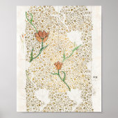 Garden Tulip 1885, ingediend door William Morris Poster (Voorkant)