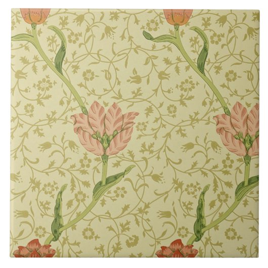 Garden Tulip 1885, ontworpen door William Morris Tegeltje (Voorkant)