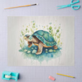 Garden Turtle Serenity Tissuepapier (Craft)