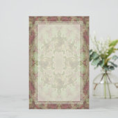 Garden Turtles Pattern Blank Stationery Briefpapier (Staand voorkant)