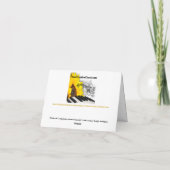 Garden Uitzicht Dream Big NoteCard Bedankkaart (Achterkant)