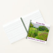 Garden Uitzicht Dream Big Notitieboek (Binnen)