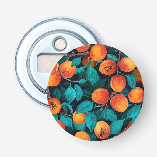 Garden van abrikozen 2 button flesopener (Voorkant)